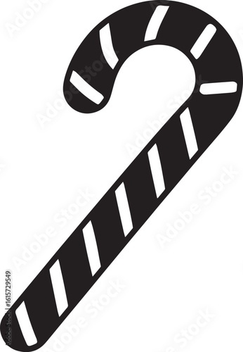  Minimal Sweet Candy Cane Vector Illustration