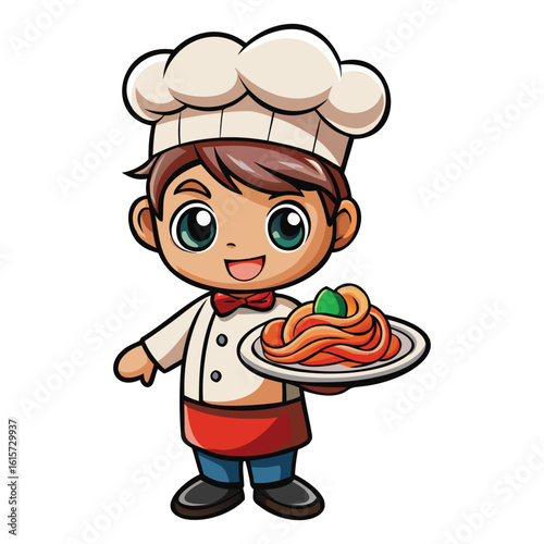 Chibi Chef and Cute Cartoon Character Design