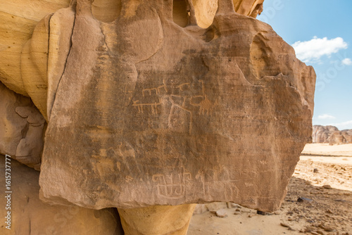 AlUla rock art inscriptions (Saudi Arabia)