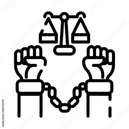 Law for crimimal icon