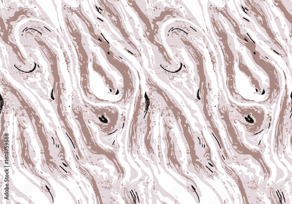 Fototapeta premium Light Repeat Modern Vector Surface. Pastel Repeat Grunge Paint Wallpaper. Brown Seamless Fabric Vector Marble. Vintage Seamless Ink. texture and background, textile print, tile, marble,