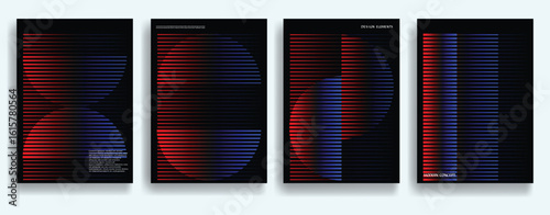 Modern posters . Vector design composition with colorful various geometric shapes . Abstract contemporary art . Vector art ideal for media, ads, covers, brochures, banners.
