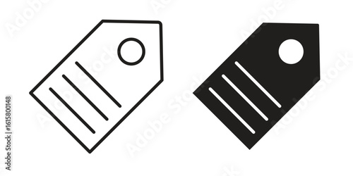 Tag icon graphic doodle, sketch, outline drawing Vector illustration