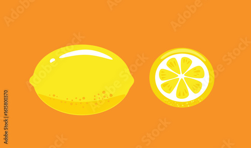vector image of lemon