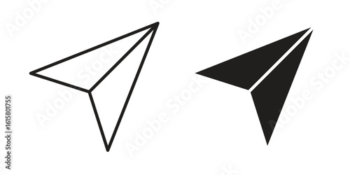 Send icon graphic doodle, sketch, outline drawing Vector illustration