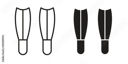 Scuba diving icon graphic doodle, sketch, outline drawing Vector illustration
