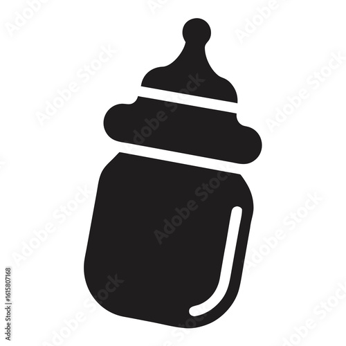 Baby Bottle Icon Vector Sign Symbol Trendy Design for Creative Projects