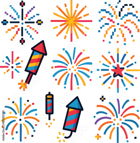 fireworks-icon-set.-eps-10-illustration