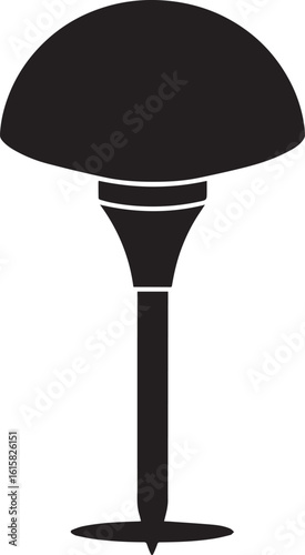  Minimal Golf Tee Shape Vector Illustration