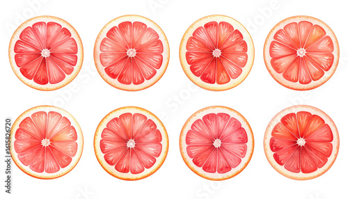 Freshly sliced grapes decorated with delicate pink flowers, a stunning still life