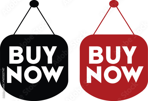 Buy Now Folded Banner Vector, Solid Color Text, Call to Action Design, Promotional Banner Graphic, Online Shopping Icon, Marketing Vector