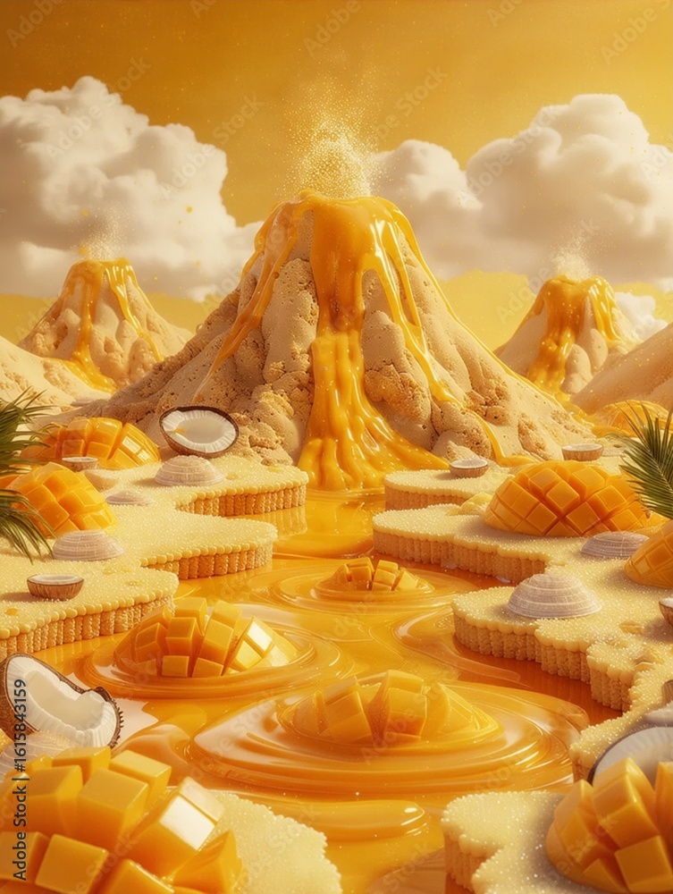 Fototapeta premium Dessert and fruit party