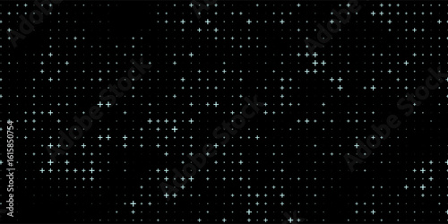 Movement of points in space. Movement of three-dimensional plexus particles eps10.