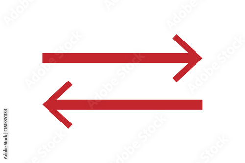 Print Long arrow icon. Long arrow vector icon. Black horizontal long arrow. Straight long arrow vector icon