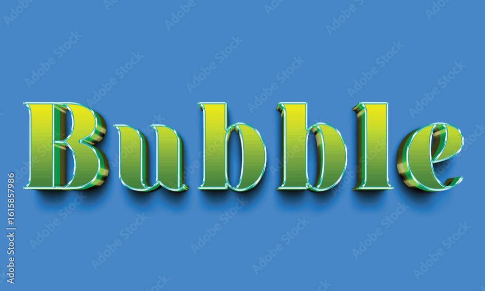 3d text effect design