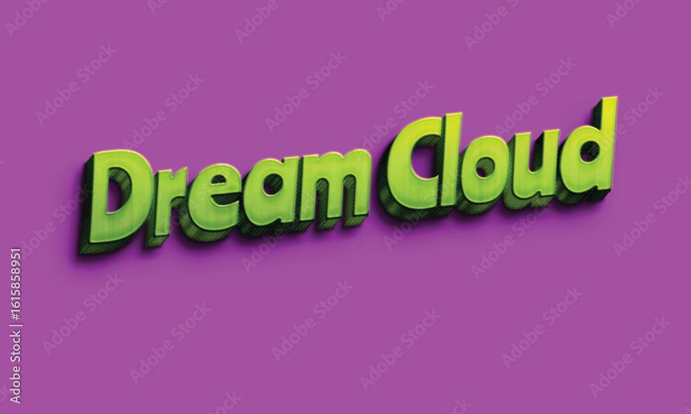 3d text effect design