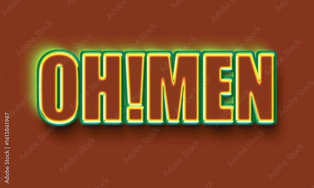 3d text effect design