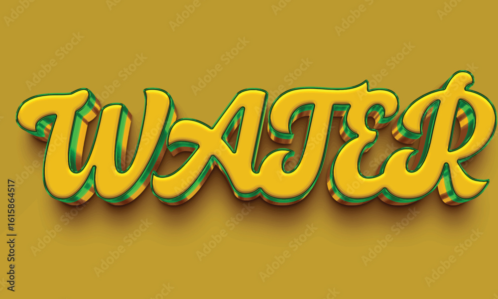 3d text effect design
