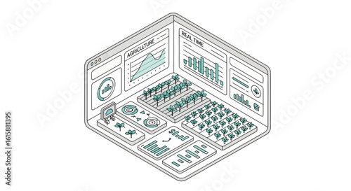 smart agriculture technology control panel display