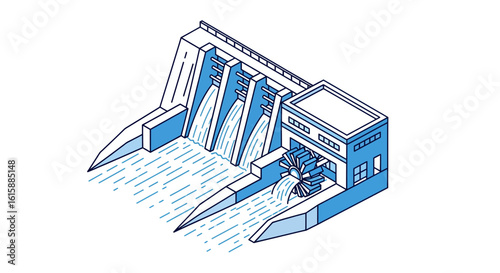 hydroelectric power plant energy generation facility