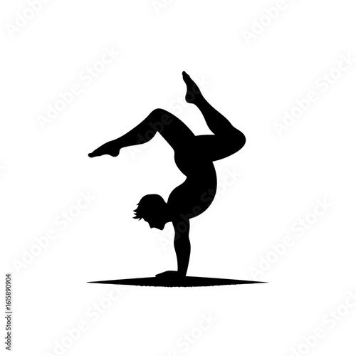 somersault silhouette , somersault vector
