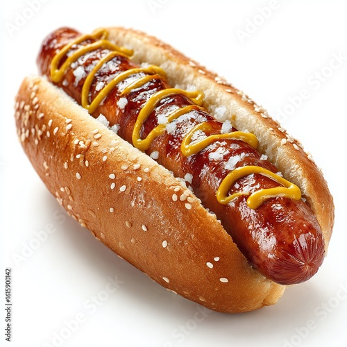 Wallpaper Mural hot dog on a white background Torontodigital.ca