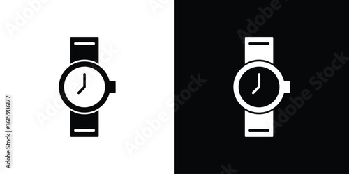 Watch icon. Vector Template. Concept Icon flat design.