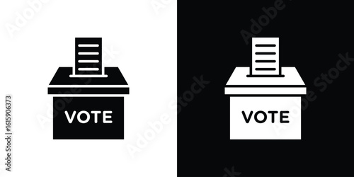 Voting icon. Vector Template. Concept Icon flat design.