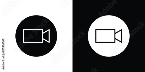 Video call icon. Vector Template. Concept Icon flat design.