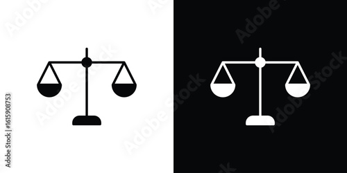 Scale icon. Vector Template. Concept Icon flat design.