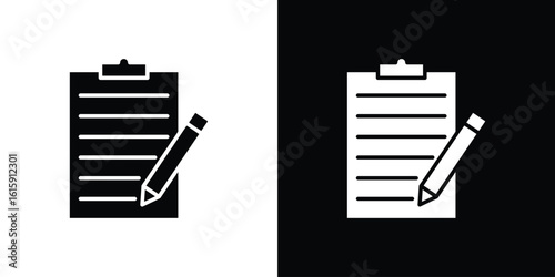 Notepad icon. Vector Template. Concept Icon flat design.