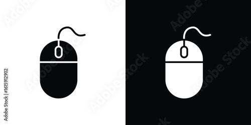 Mouse icon. Vector Template. Concept Icon flat design.