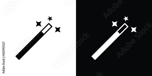 Magic icon. Vector Template. Concept Icon flat design.
