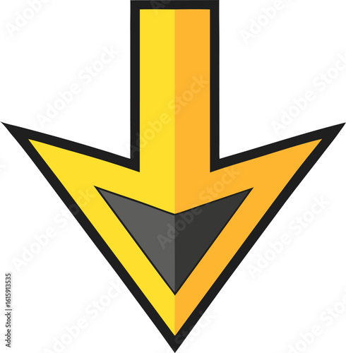 Free Download Arrow icon on a transparent background icon - GFXLoad