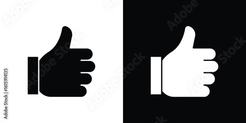 Like icon. Vector Template. Concept Icon flat design.