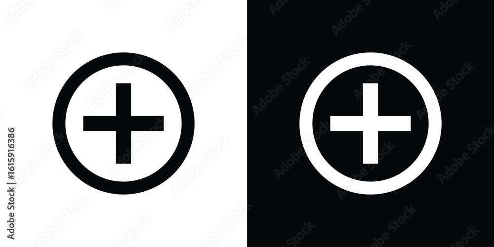 Obraz premium Hospital sign icon. Vector Template. Concept Icon flat design.