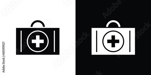 First aid icon. Vector Template. Concept Icon flat design.