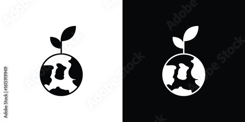 Environment icon. Vector Template. Concept Icon flat design.