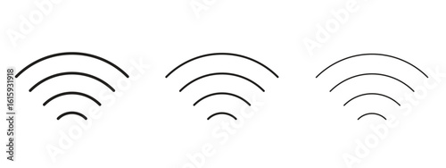 Wifi Signal icon symbol for Info Graphic, Design Elements and Websites