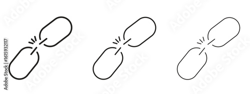 Weakness icon symbol for Info Graphic, Design Elements and Websites