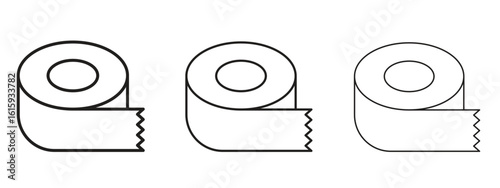 Tape icon symbol for Info Graphic, Design Elements and Websites