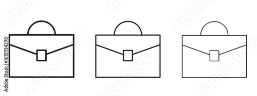 Suitcase icon symbol for Info Graphic, Design Elements and Websites