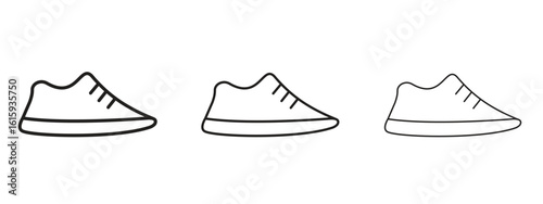 Shoes icon symbol for Info Graphic, Design Elements and Websites