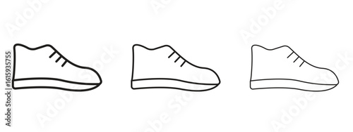 Shoes icon symbol for Info Graphic, Design Elements and Websites