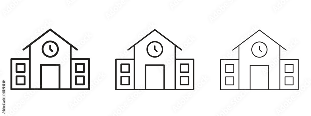 Fototapeta premium school icon symbol for Info Graphic, Design Elements and Websites