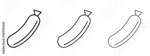 Sausage icon symbol for Info Graphic, Design Elements and Websites