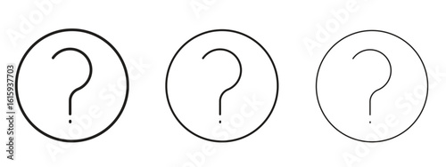 Question icon symbol for Info Graphic, Design Elements and Websites