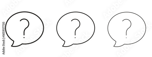 Question icon symbol for Info Graphic, Design Elements and Websites