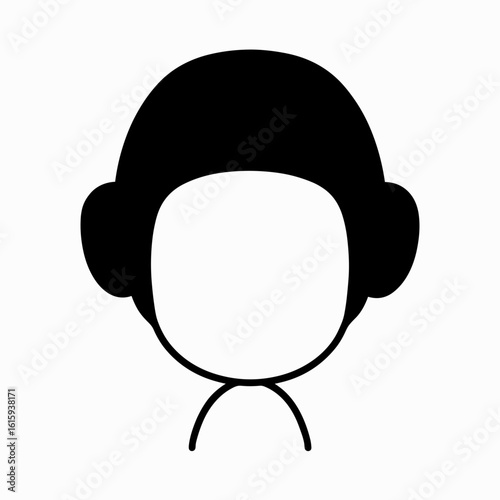 Water polo cap vector icon for aquatic team sports – solid style