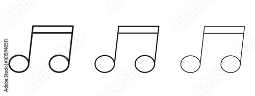 Music icon symbol for Info Graphic, Design Elements and Websites